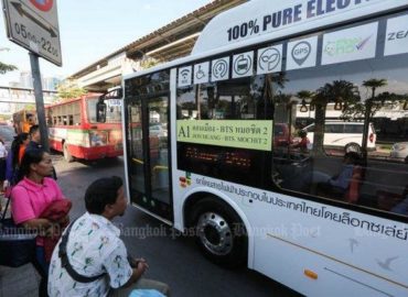 태국 야당, 방콕 시내 스마트 전기 버스 도입 주장
