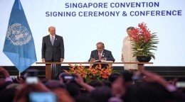 싱가포르 샹그릴라에서 46개국이 포함된 국제 중재 관련 조약 체결